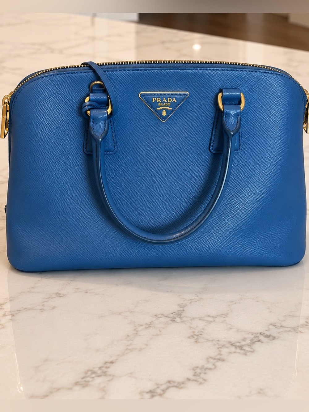 Prada Promenade Bag Saffiano Leather